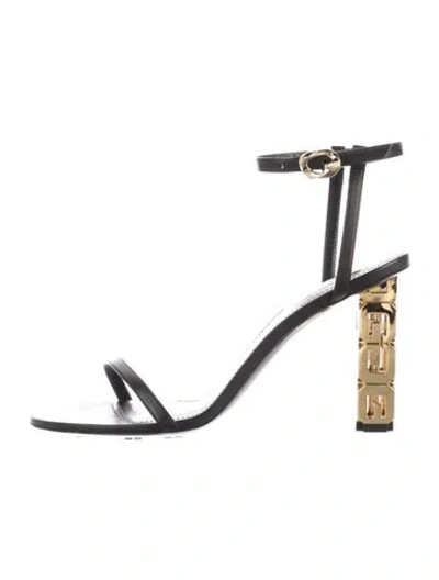 Pre-owned Givenchy Leather Sandals In Black