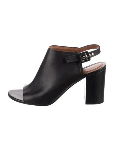 Pre-owned Givenchy Leather Sandals In Black