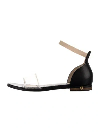 Pre-owned Givenchy Leather Sandals In Black