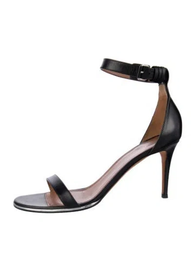 Pre-owned Givenchy Leather Sandals In Black