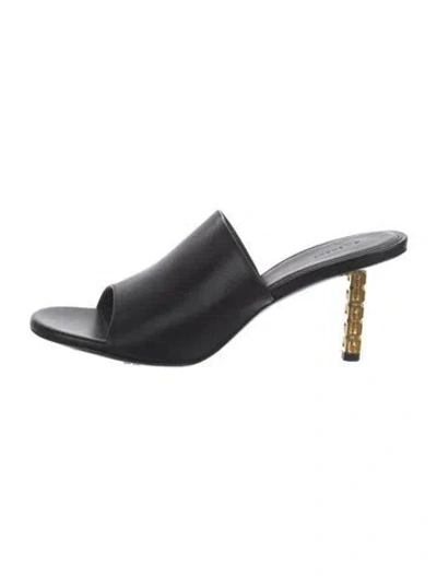 Pre-owned Givenchy Leather Sandals In Black