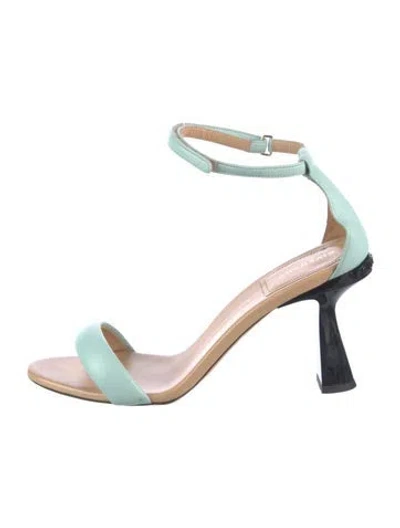 Pre-owned Givenchy Leather Sandals In Black/blue