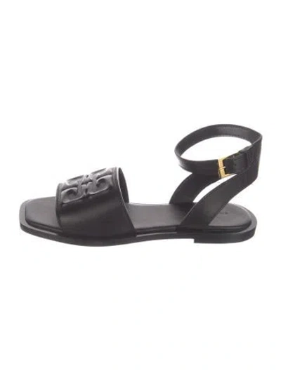 Pre-owned Givenchy Leather Sandals In Black/grey