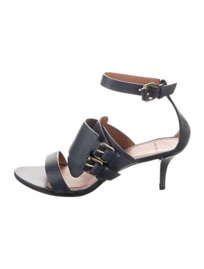 Pre-owned Givenchy Leather Sandals In Blue