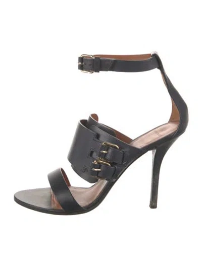 Pre-owned Givenchy Leather Sandals In Blue