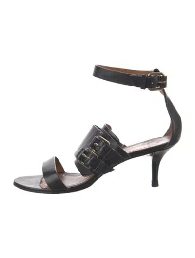 Pre-owned Givenchy Leather Sandals In Blue