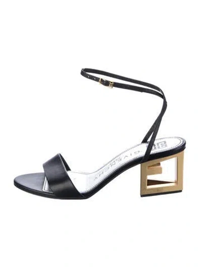 Pre-owned Givenchy Leather Sandals In Blue
