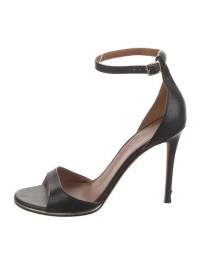 Pre-owned Givenchy Leather Sandals In Brown