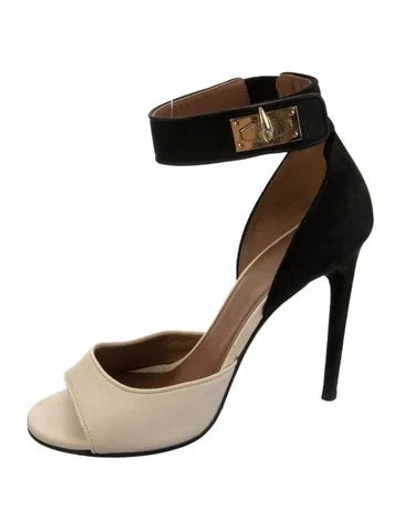 Pre-owned Givenchy Leather Sandals In Gold