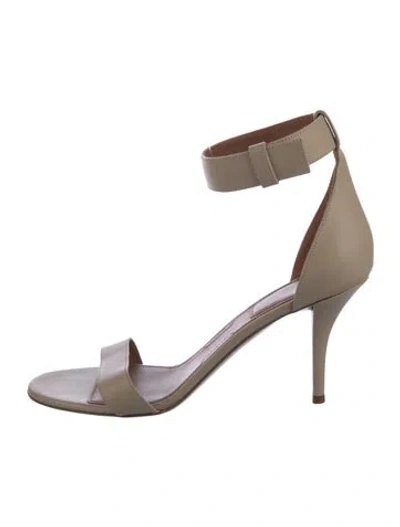 Pre-owned Givenchy Leather Sandals In Neutral