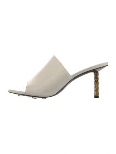 Pre-owned Givenchy Leather Sandals In Neutral