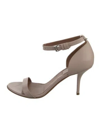 Pre-owned Givenchy Leather Sandals In Neutral