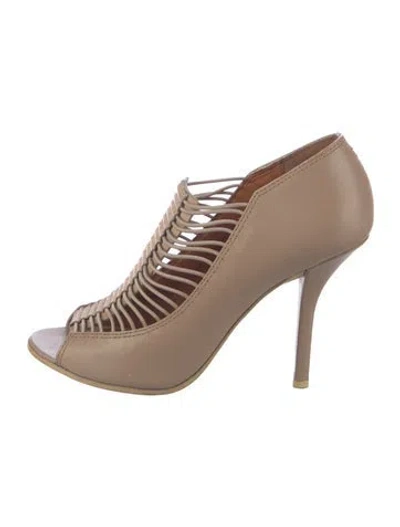Pre-owned Givenchy Leather Sandals In Neutrals