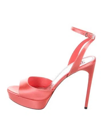 Pre-owned Givenchy Leather Sandals In Pink