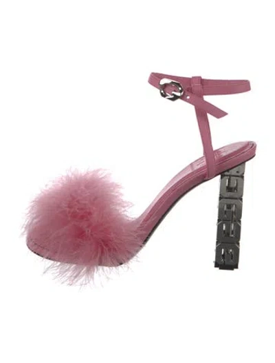 Pre-owned Givenchy Leather Sandals In Pink