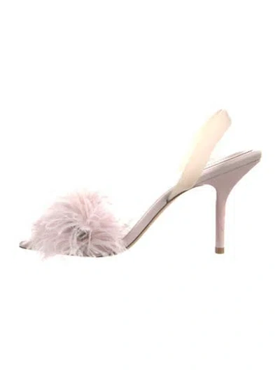 Pre-owned Givenchy Leather Sandals In Pink