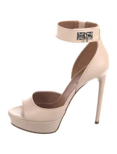 Pre-owned Givenchy Leather Sandals In Pink