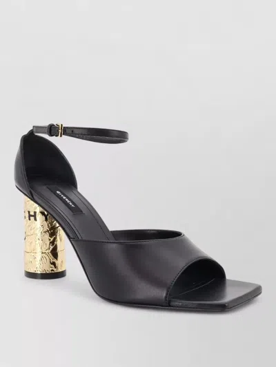 Givenchy Leather Sandals Tape Heel Paris 1952