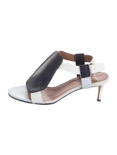 Pre-owned Givenchy Leather Sandals In White