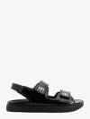 Givenchy Women Leather Sandals With 4g Metal Details In Black