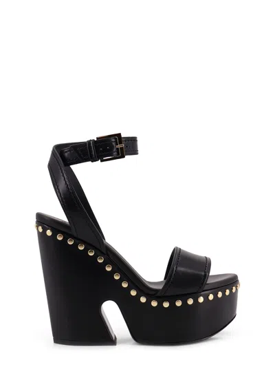 Givenchy Leather Sandals With Studs In Black