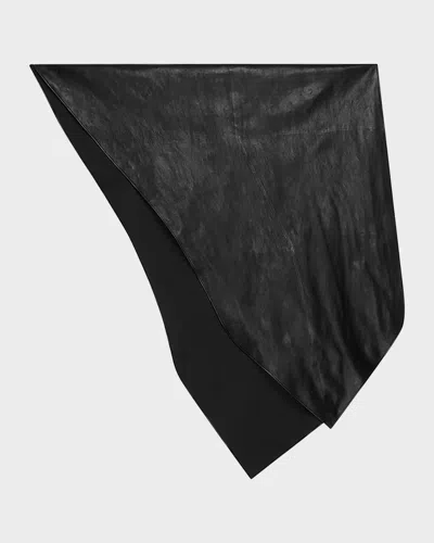 Givenchy Leather Scarf In Black