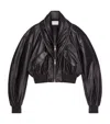 Givenchy Bomber With Zipped Shawl Collar In Nappa Leather In Black