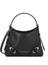 Givenchy Womens Black Voyou Nano Leather Shoulder Bag In Black
