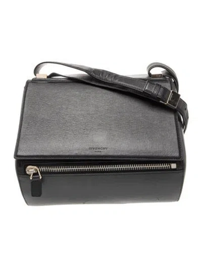 Pre-owned Givenchy Leather Shoulder Bag In Black