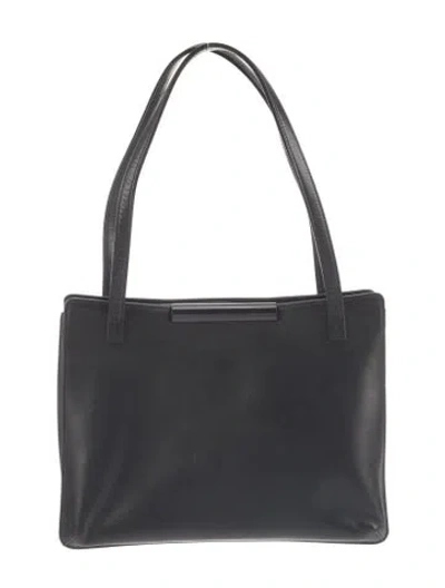 Pre-owned Givenchy Leather Shoulder Bag In Black