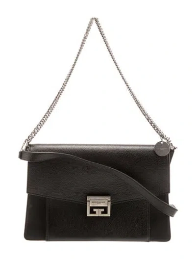 Pre-owned Givenchy Leather Shoulder Bag In Black