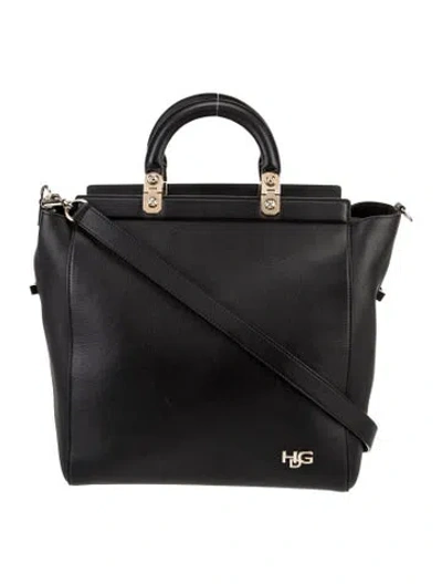 Pre-owned Givenchy Leather Shoulder Bag In Black