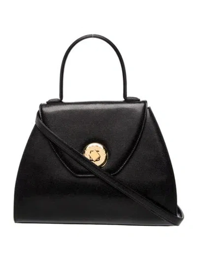 Pre-owned Givenchy Leather Shoulder Bag In Black