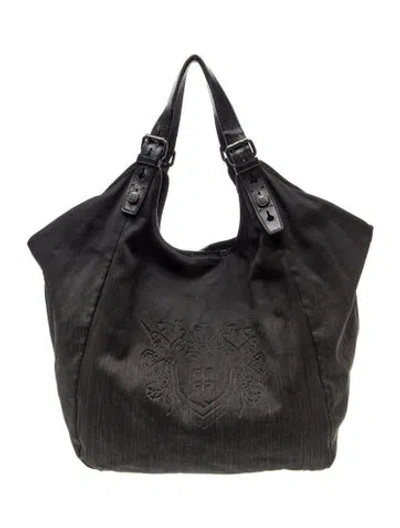Pre-owned Givenchy Leather Shoulder Bag In Black