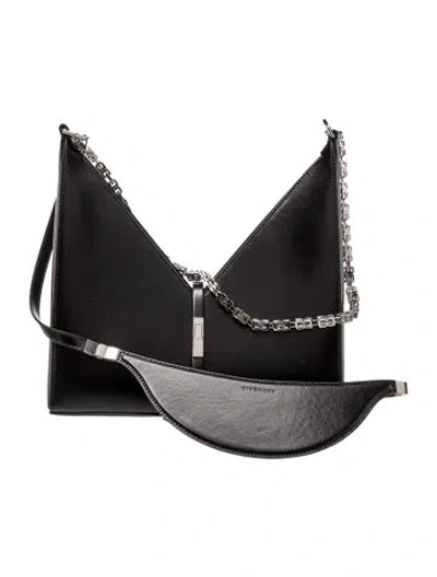 Pre-owned Givenchy Leather Shoulder Bag In Black