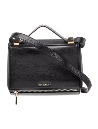 Pre-owned Givenchy Leather Shoulder Bag In Black