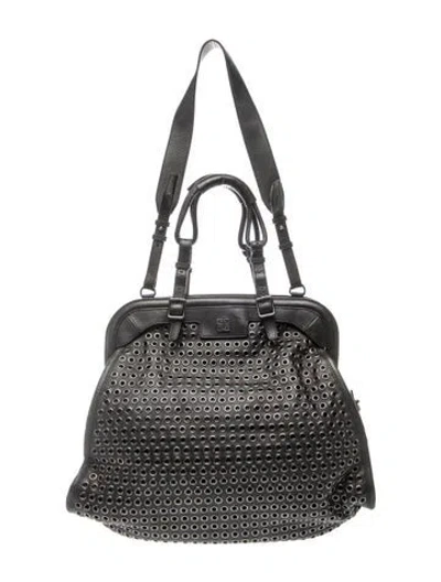 Pre-owned Givenchy Leather Shoulder Bag In Black