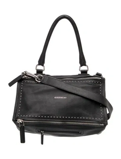 Pre-owned Givenchy Leather Shoulder Bag In Black