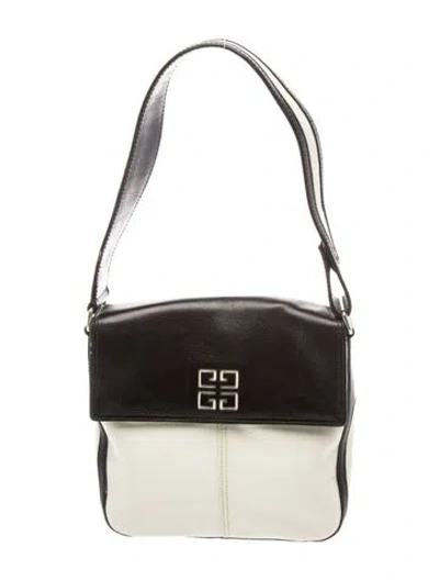 Pre-owned Givenchy Leather Shoulder Bag In Black