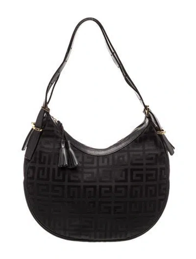 Pre-owned Givenchy Leather Shoulder Bag In Black