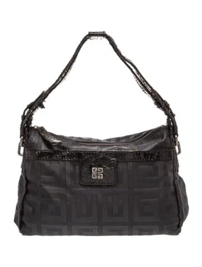 Pre-owned Givenchy Leather Shoulder Bag In Black
