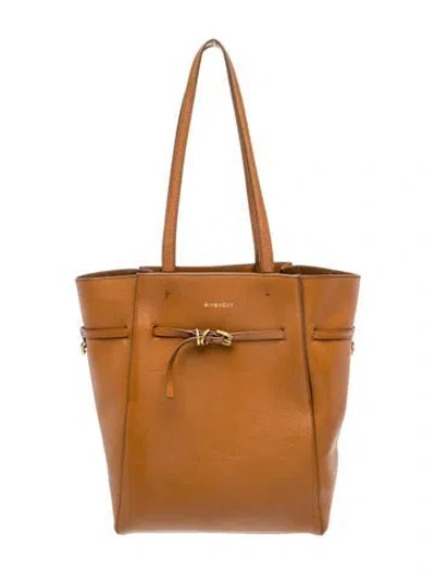 Pre-owned Givenchy Leather Shoulder Bag In Brown