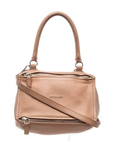Pre-owned Givenchy Leather Shoulder Bag In Brown