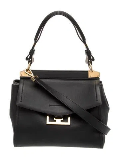 Pre-owned Givenchy Leather Shoulder Bag In Gray