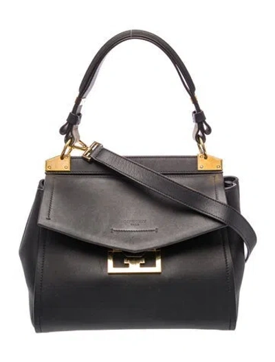 Pre-owned Givenchy Leather Shoulder Bag In Grey