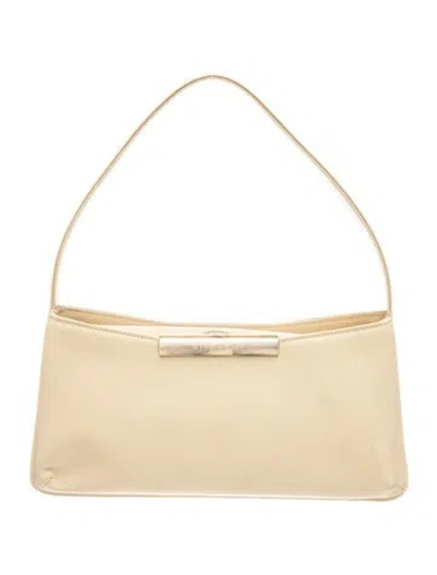 Pre-owned Givenchy Leather Shoulder Bag In Neutrals