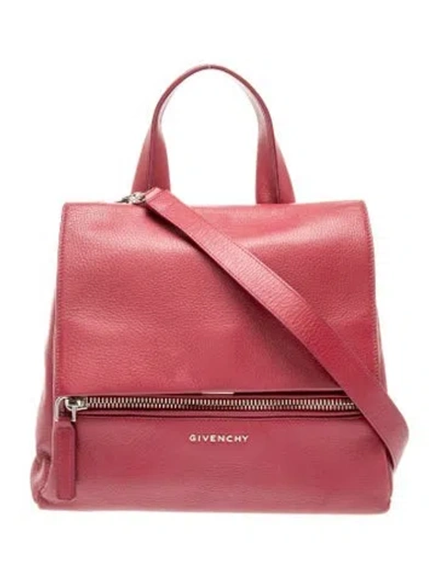Pre-owned Givenchy Leather Shoulder Bag In Pink