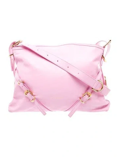 Pre-owned Givenchy Leather Shoulder Bag In Pink