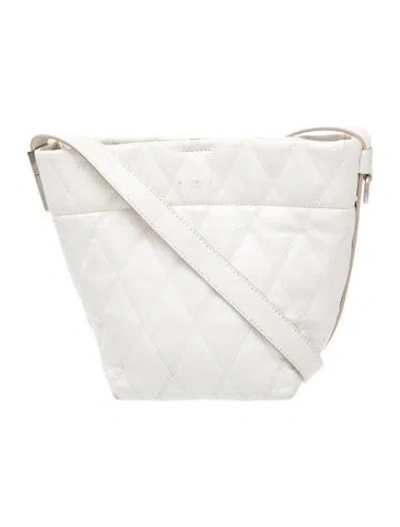 Pre-owned Givenchy Leather Shoulder Bag In White