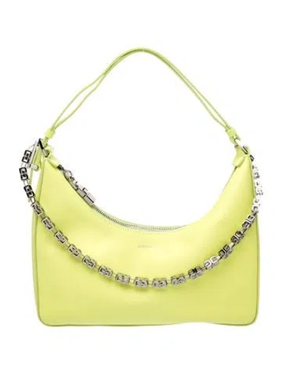 Pre-owned Givenchy Leather Shoulder Bag In Yellow